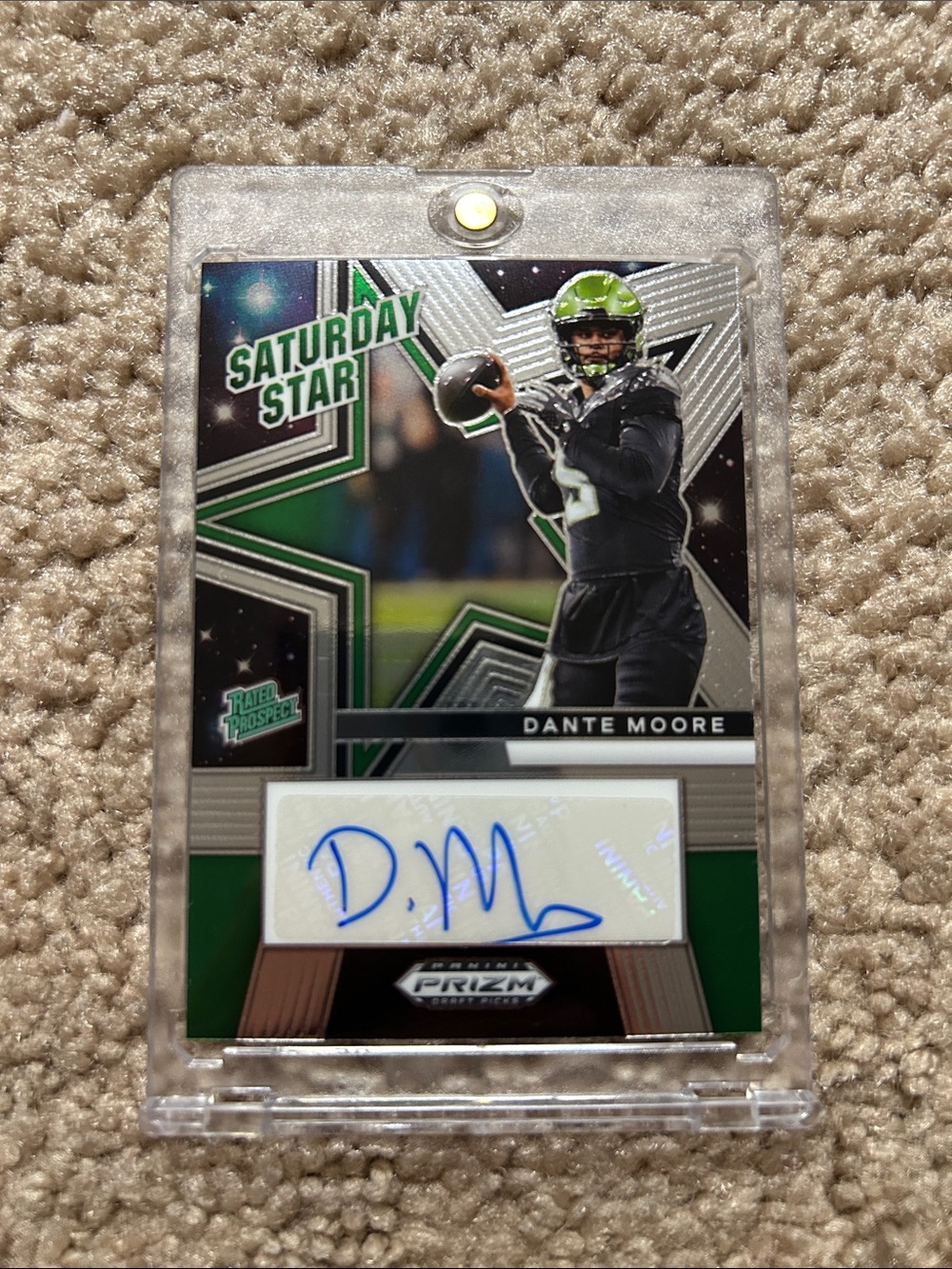 2025 Panini Prizm Draft Picks Rated Prospect Dante Moore #SSS-DMO Sticker Auto